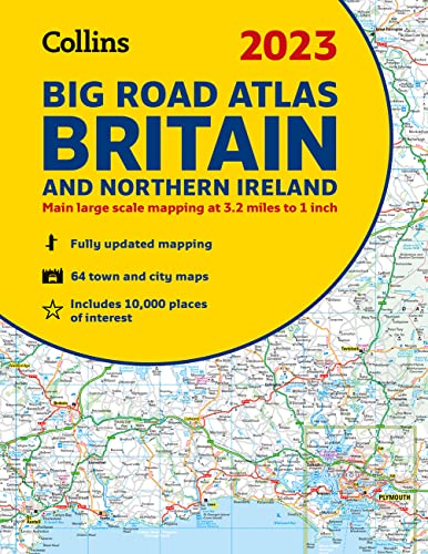 Book 2023 Collins Big Road Atlas Britain and Northern Ireland free
