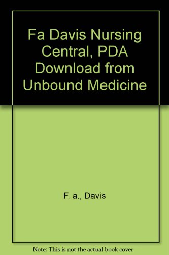 Book Fa Davis Nursing Central, Pda Download From Unbound Medicine free