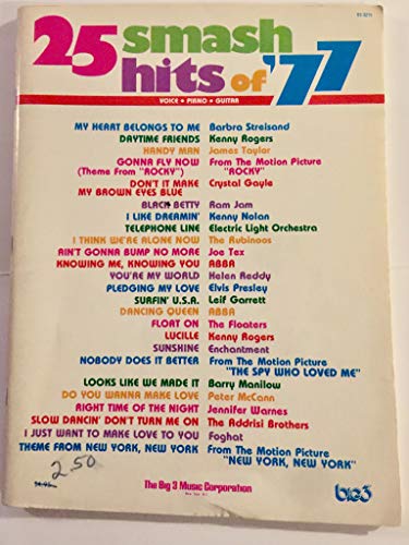 Book 25 Smash Hits of '77: Voice~Piano~ Guitar free