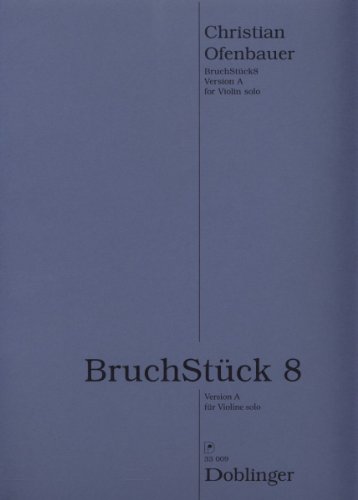 Book "BruchSt�ck 8" Version A, Edition for Violin Solo free