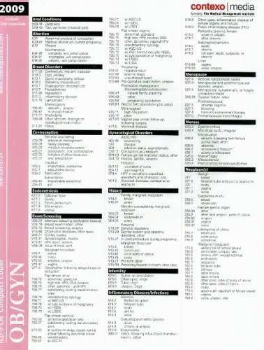 Book Icd-9-cm Compact Coder: Ob/gyn free