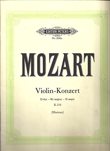 Book MOZART - Concierto para Violin nº 4 (K.218) en Re Mayor para Violin y Piano (Oistrach) (OCASION) free