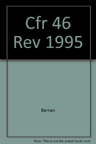 Book Cfr 46 Rev 1995 free