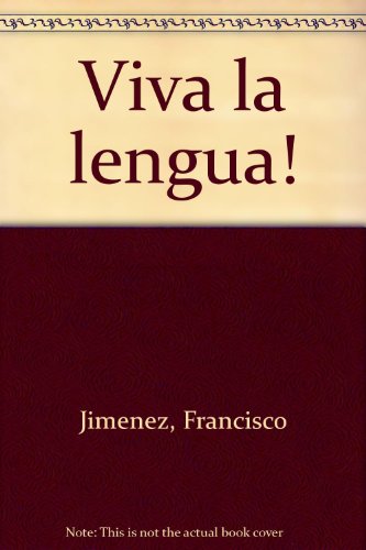 Book Viva La Lengua! (spanish Edition) free
