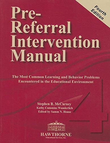 Book Pre-Referral Intervention Manual free