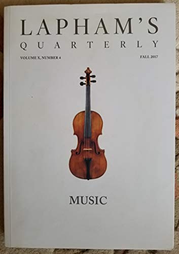 Book Lapham's Quarterly Volume III, Number 1 Winter 2010 free