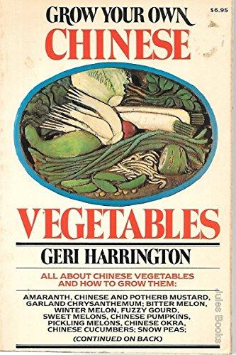 Book Grow Your Own Chinese Vegetables free