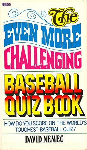 Book The Even More Challenging Baseball Quiz Book free Book The Even More Challenging Baseball Quiz Book free