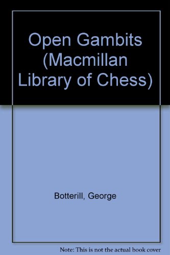 Book Open Gambits (Macmillan Library of Chess) free