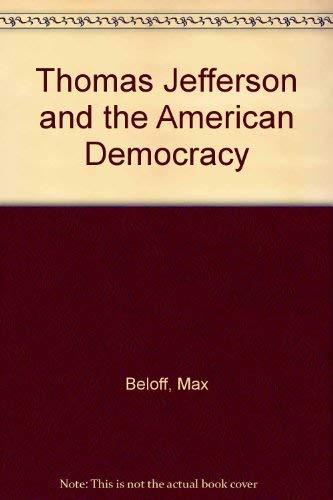 Book Thomas Jefferson And The American Democracy free