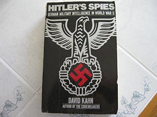 Book Hitler's Spies: German Military Intelligence in World War II free