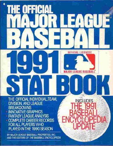 Book The Official Major League Baseball: 1991 Stat Book/includes The 1991 Baseball Encyclopedia Update (official Major League Baseball Stat Book) free