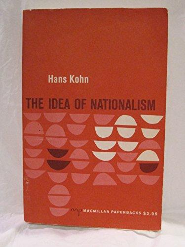Book Idea Of Nationalism free