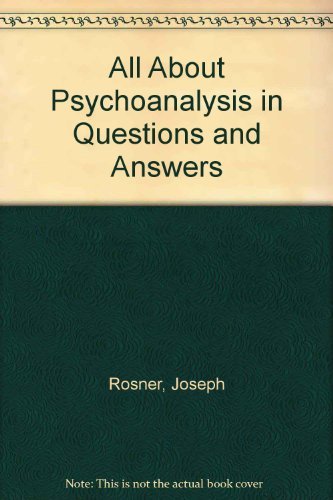 Book All About Psychoanalysis In Questions And Answers free