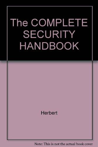 Book The COMPLETE SECURITY HANDBOOK free