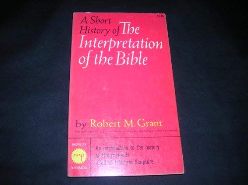Book Short History Of The Interpretation Of Bible Pp free