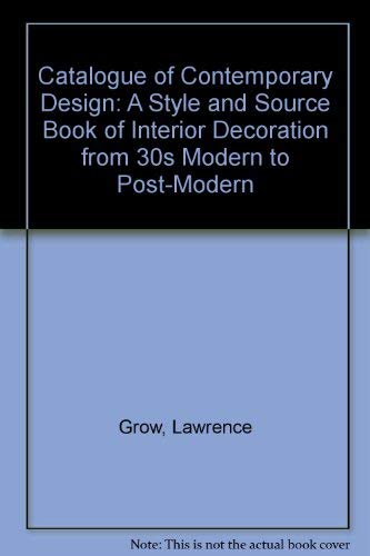Book Catalogue of Contemporary Design: A Style and Source Book of Interior Decoration from 30s Modern to Post-Modern free