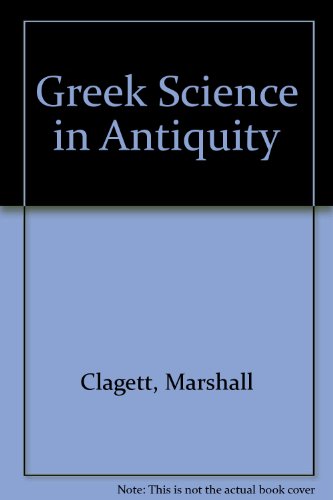 Book Greek Science In Antiquity free