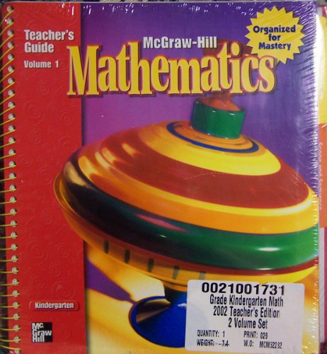 Book McGraw-Hill Mathematics Grade K -Teacher's Guide, Volumes 1 and 2 (2 volume set) free