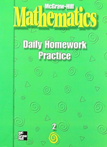 Book McGraw-Hill Mathematics, Grade 2, Daily Homework Practice (MMGH MATHEMATICS) free