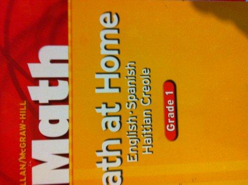 Book Math At Home, Vocabulary/game Zone, Grade 1 free