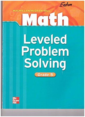 Book Macmillan/mcgraw-hill Math Leveled Problem Solving (Grade 5) 2004 free