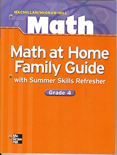 Book Math At Home Family Guide, Grade 4 With Summer Skills Refresher (math Grade 4) free