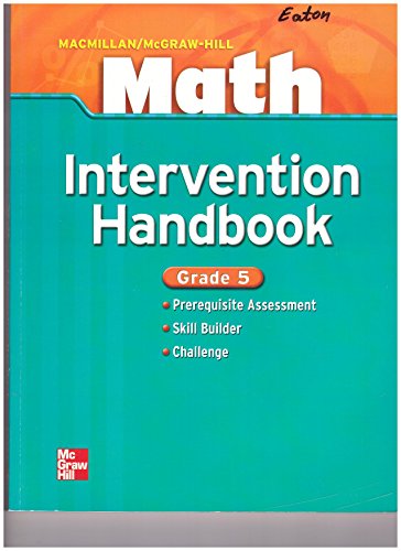 Book Intervention Handbook - Grade 5 (Macmillan/McGraw-Hill Math) free