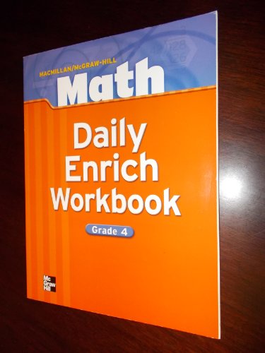 Book Macmillan/mcgraw-hill Math, Student Daily Enrich Workbook-grade 4 free