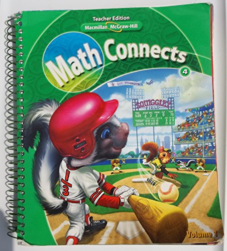 Book Math Connects Grade 4, Teacher Edition, Volume 1, 9780021057443, 0021057443, 2009 free