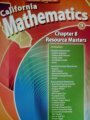 Book California Mathematics Grade 3 Chapter 8 Resource Masters free
