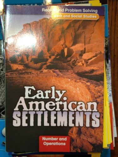 Book Real-World Problem Solving: Early American Settlements (Math and Social Studies, Number and Operations) free