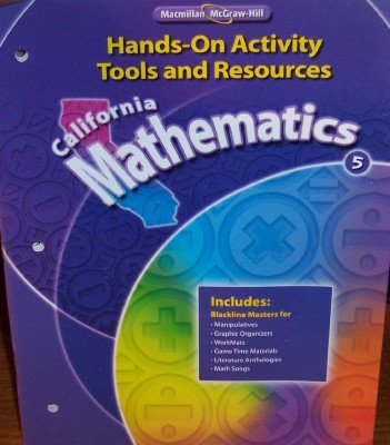 Book Hands-On Activity Tools and Resources Grade 5 (California Mathematics, Math Connects) free