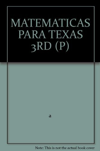 Book Matematicas Para Texas 3rd free