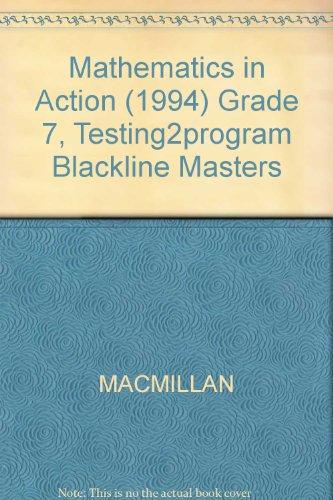 Book Mathmatics In Action (testing Programs Grade 7) [teacher's Edition] [paperback free