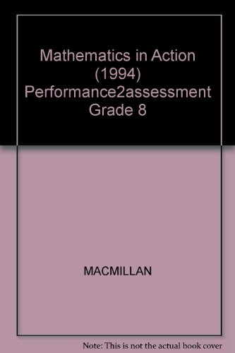Book Mathematics In Action (1994) Performance2assessment Grade 8 free