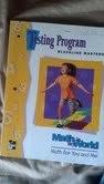 Book Testing Program Blackline Masters Grade 1 (math In My World, Teacher's Manual) free