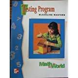 Book Math in My World: Testing Program Blackline Masters, Grade 4 free
