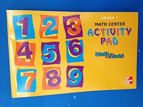 Book Grade 1 Math Center Activity Pad - Math In My World free