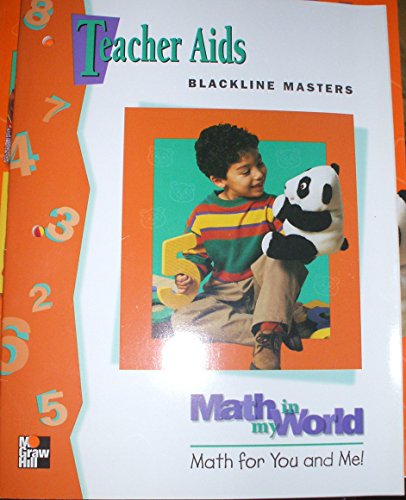Book Teacher Aids Blackline Masters - Math In My World Kindergarten free