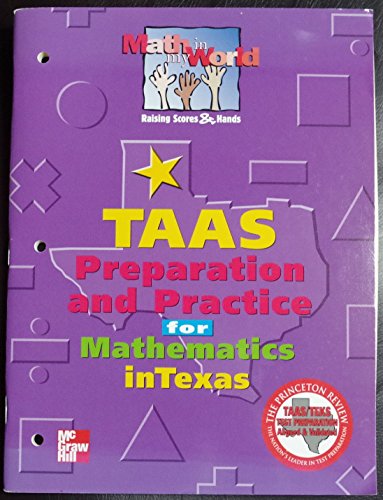 Book Taas Preparation And Practice For Mathematics In Texas (math In My World, Grade 5) free