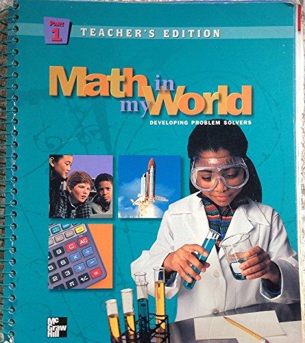Book Math In My World Teachers Edition Vol1 Grade 6 free