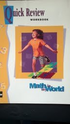 Book Math In My World: Quick Review Workbook Grade 1 free