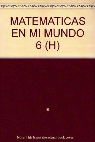 Book MATEMATICAS EN MI MUNDO free