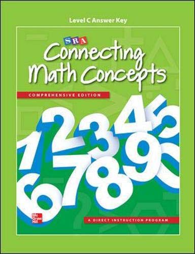 Book Level C Answer Key (SRA Connecting Math Concepts: Comprehensive Edition) free