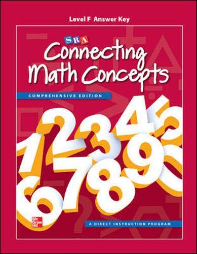 Book Connecting Math Concepts Level F, Additional Answer Key free