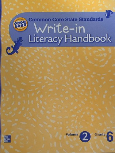 Book Write-in Literacy Handbook, Common Core State Standards CCSS, Vol 2 Grade 6 free