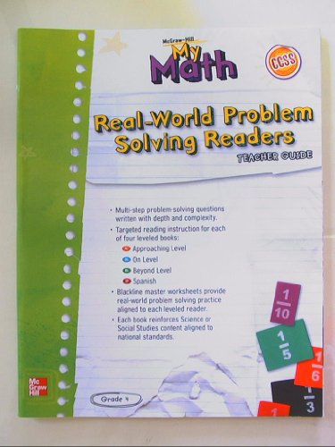 Book My Math: Real-World Problem Solving Readers, Teacher Guide, Grade 4 (Common Core State Standards) free