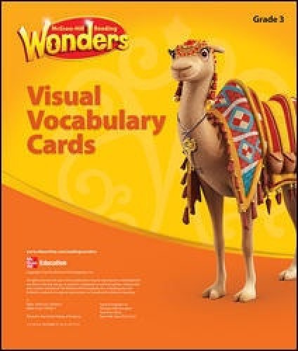 Book Reading Wonders, Grade 3, Visual Vocabulary Cards (ELEMENTARY CORE READING) free