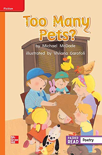Book Reading Wonders Leveled Reader Too Many Pets?: Approaching Unit 1 Week 3 Grade 2 (ELEMENTARY CORE READING) free